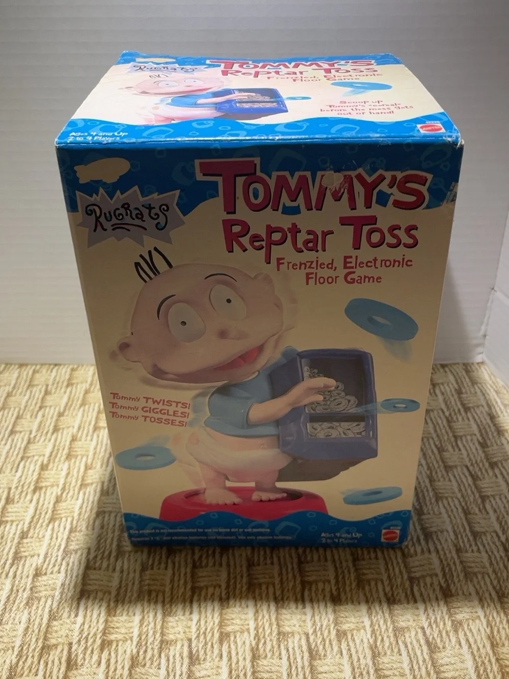 Vintage 1999 Rugrats Tommy’s Reptar Toss Mattel Electronic Floor Game Boxed